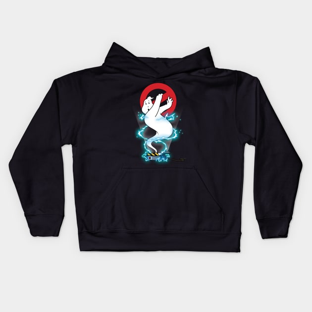 Busting Ghosts Exploring The Paranormal With The Ghostbusters Kids Hoodie by Landscape In Autumn